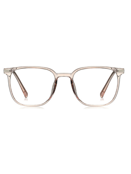 VEYREY VeyRey Nerd-Sonnenbrille Oocu rosa Rahmen klare Gläser