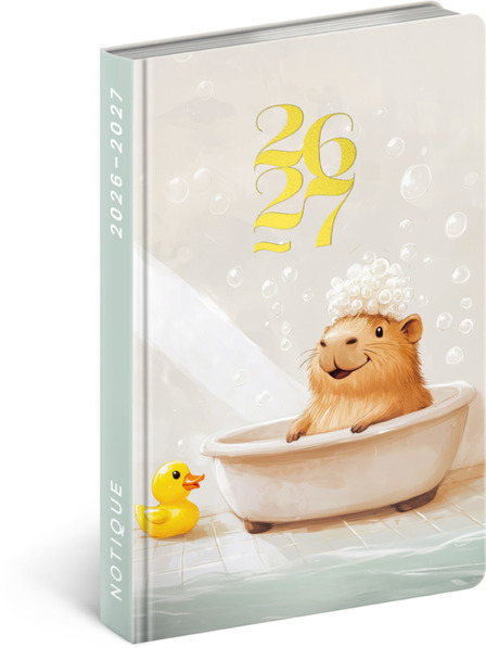 NOTIQUE NOTIQUE 18-Monats-Tagebuch Petito – Capybara 2026/2027, 11 x 16 cm