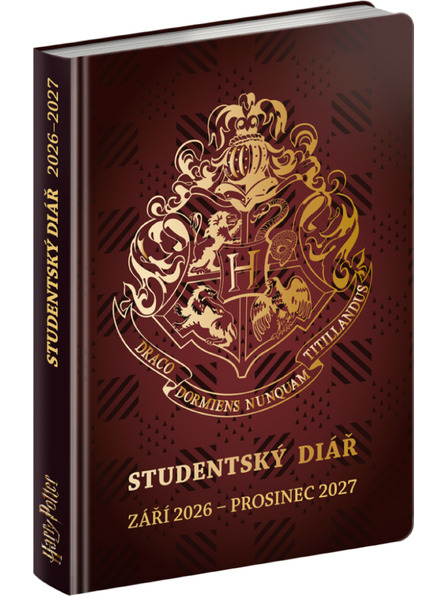 NOTIQUE NOTIQUE Schülertagebuch Harry Potter (September 2026 – Dezember 2027), 9,8 x 14,5 cm