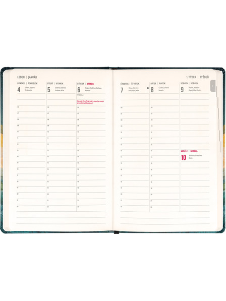 NOTIQUE NOTIQUE 18-Monats-Tagebuch Petito – Schlafender Fuchs 2026/2027, 11 x 16 cm