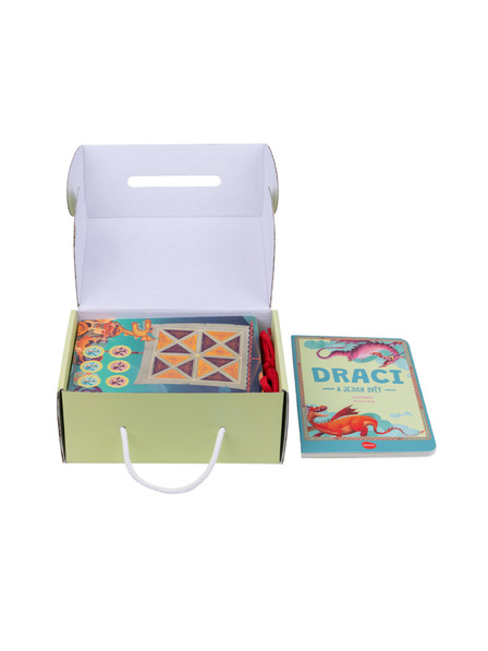 ELLA & MAX Unterwegs – DRACHEN UND IHRE WELT, Box: Buch und Spiele