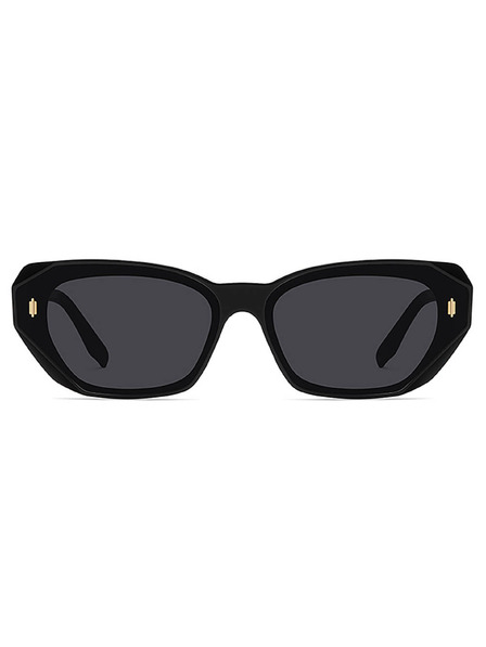 VEYREY VeyRey Cat-Eye Acetat polarisierte Sonnenbrillen Oghash schwarzer Rahmen schwarze Gläser