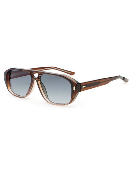 VEYREY VeyRey Pilotensonnenbrille Prexail brauner Rahmen schwarze Gläser
