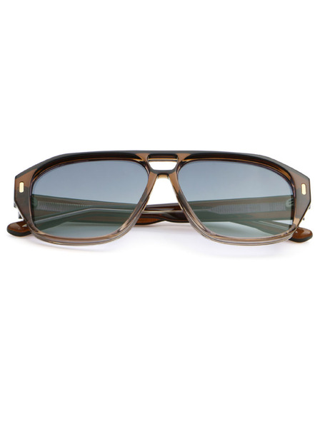VEYREY VeyRey Pilotensonnenbrille Prexail brauner Rahmen schwarze Gläser