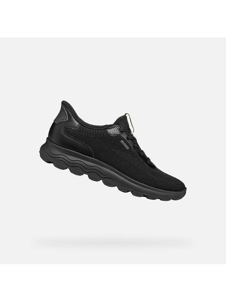 Geox Schwarz Damen Geox Spherica Plus Turnschuhe