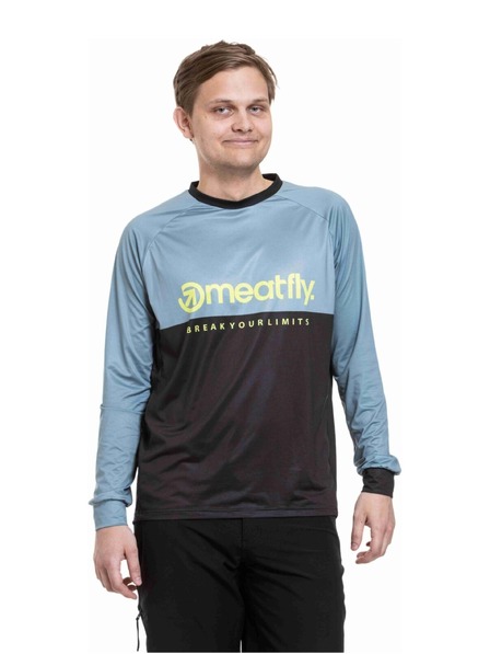 Meatfly Meatfly Herren-Radtrikot Cliff Storm / Black