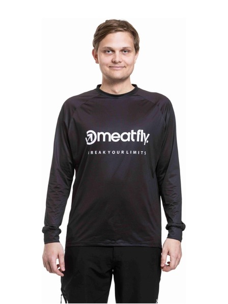 Meatfly Meatfly Herren-Radtrikot Cliff Black