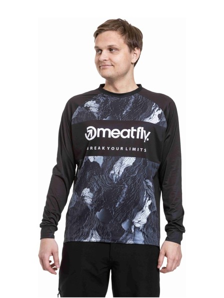 Meatfly Meatfly Herren-Radtrikot Cliff Deep Lake / Black
