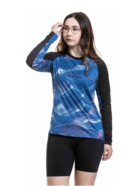 Meatfly Meatfly Damen-Radtrikot Leah Northern Lights / Black