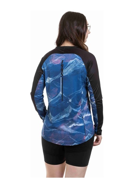 Meatfly Meatfly Damen-Radtrikot Leah Northern Lights / Black