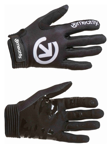 Meatfly Meatfly Fahrrad Handschuhe Handler Black / White