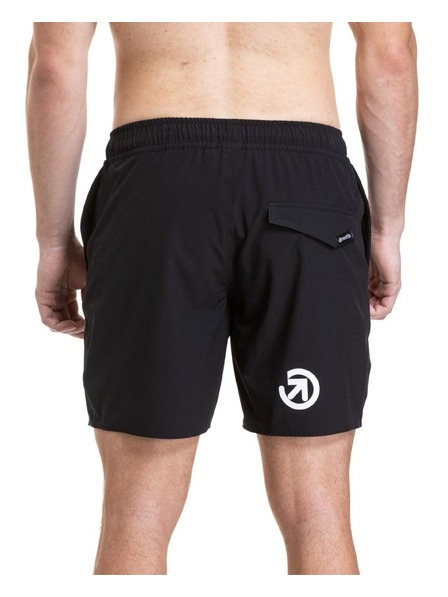 Meatfly Meatfly Herren-Badeshorts Keith Boardshorts 17" Black / White