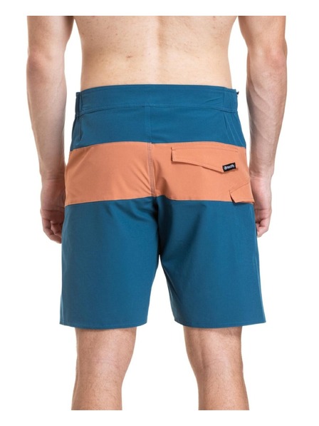 Meatfly Meatfly Herren-Badeshorts Mitch Boardshorts 21" Super Teal / Sienna