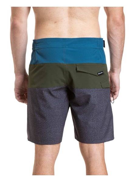 Meatfly Meatfly Herren-Badeshorts Mitch Boardshorts 21" Olive / Super Teal