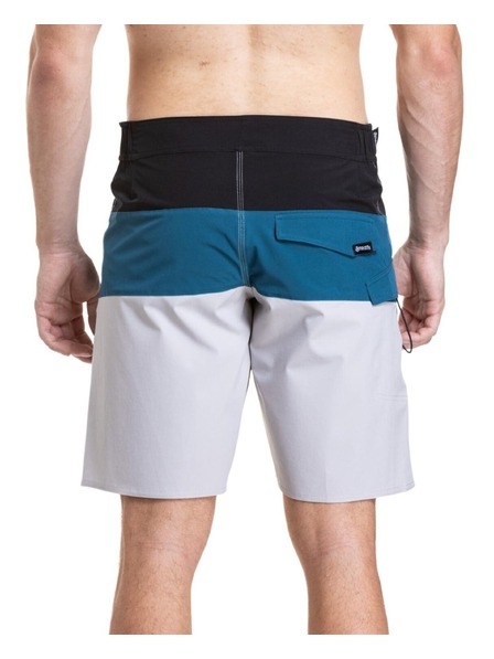 Meatfly Meatfly Herren-Badeshorts Mitch Boardshorts 21" Black / Quiet Gray / Smoky