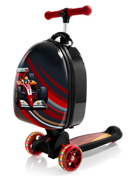 Heys Kinderkoffer Heys Turbo Tots Scooter Race Car