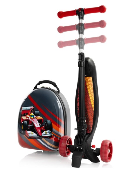 Heys Kinderkoffer Heys Turbo Tots Scooter Race Car