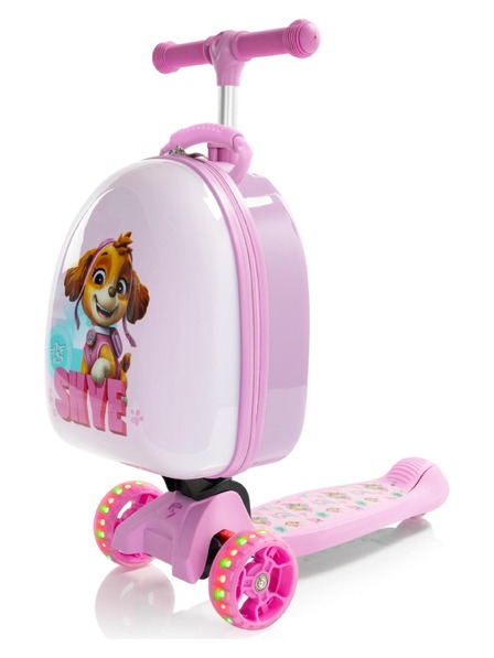 Heys Kinderkoffer Heys Turbo Tots Scooter Paw Patrol Rosa