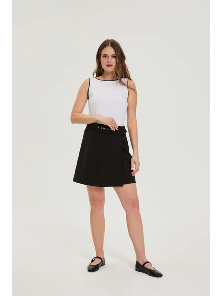 Moodo Schwarze Shorts-Rock Moodo