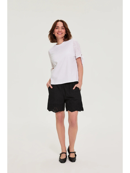 Moodo Baumwoll-Shorts Schwarz Moodo