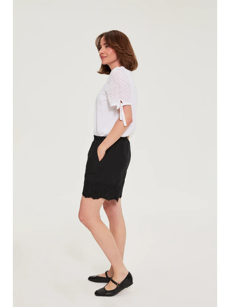 Moodo Baumwoll-Shorts Schwarz Moodo