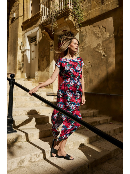 Moodo Maxikleid mit Blumenmuster Moodo