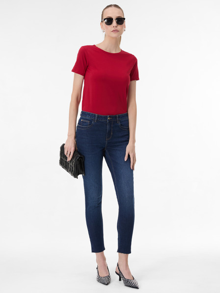 Orsay Rotes Damen-Kurzarm-T-Shirt ORSAY