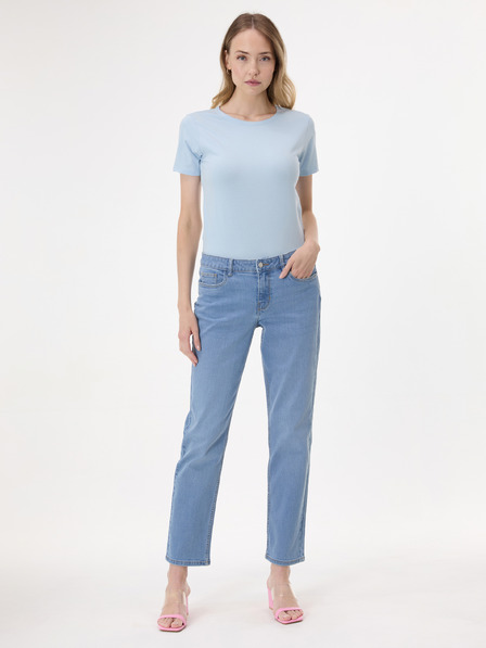 Orsay Hellblaues Damen-Kurzarm-T-Shirt ORSAY