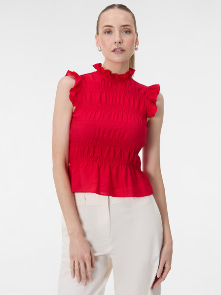 Orsay Rote Damen-Stehkragenbluse ORSAY