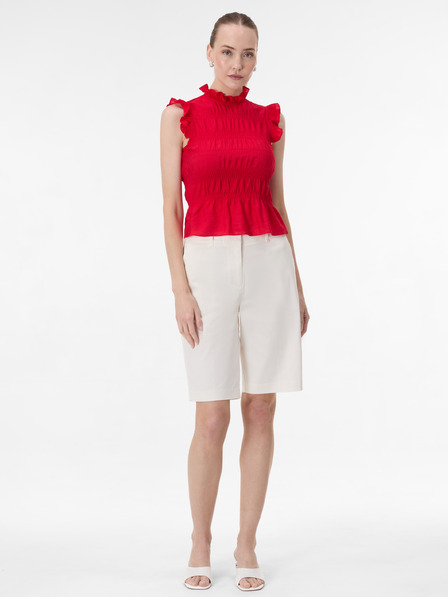 Orsay Rote Damen-Stehkragenbluse ORSAY