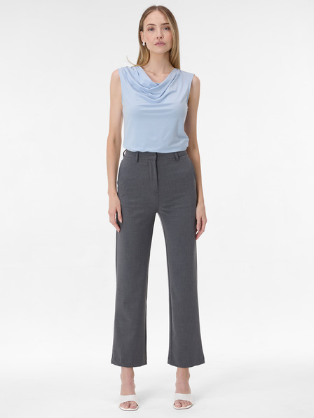 Orsay Dunkelgraue Damen-Hose mit geradem Schnitt ORSAY
