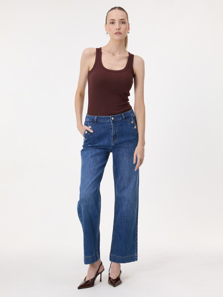 Orsay Dunkelbraunes Damen-Top ORSAY