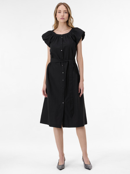 Orsay Schwarzes Damen-Midikleid ORSAY