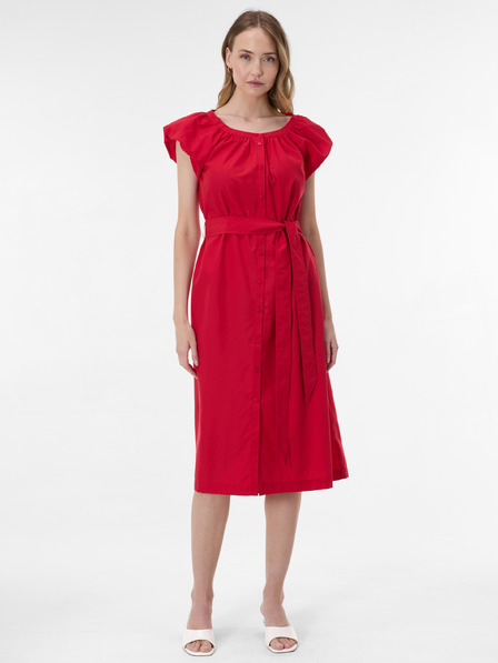 Orsay Rotes Damen-Midikleid ORSAY