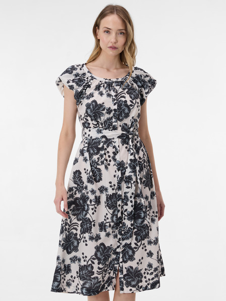 Orsay Schwarzes geblümtes Damenkleid ORSAY