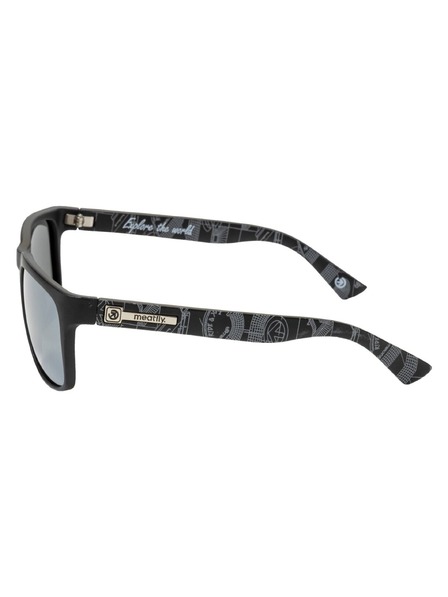 Meatfly Meatfly Sonnenbrille Ronnie Polarized Blueprint / Black