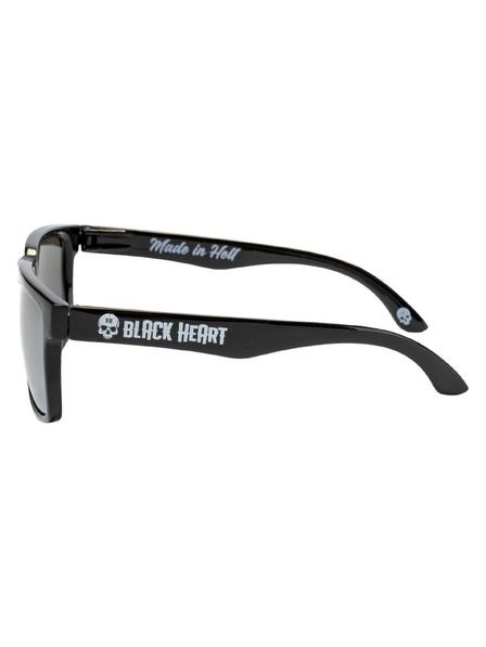 Meatfly Meatfly Sonnenbrille Memphis Black Heart / Black / Mirror