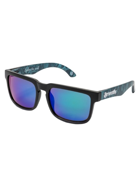 Meatfly Meatfly Sonnenbrille Memphis Blueprint / Super Teal