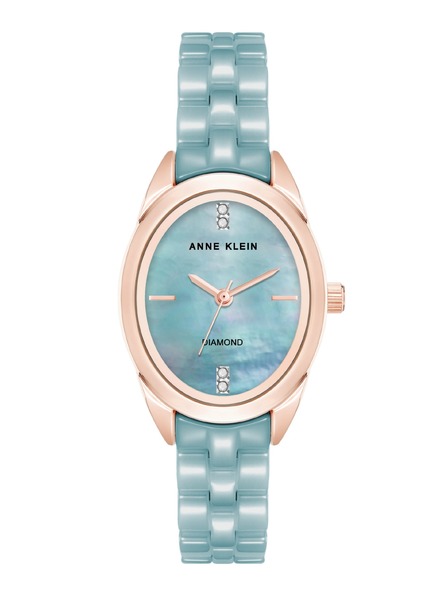Anne Klein Damenuhr Anne Klein AK/5182AQRG mit ovalem Zifferblatt