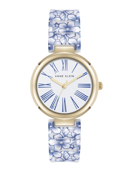 Anne Klein Damenuhr Anne Klein AK/5320GPBL mit rundem Zifferblatt