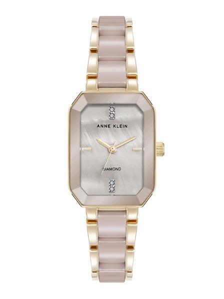 Anne Klein Damenuhr Anne Klein AK/5260TNGB mit eckigem Zifferblatt