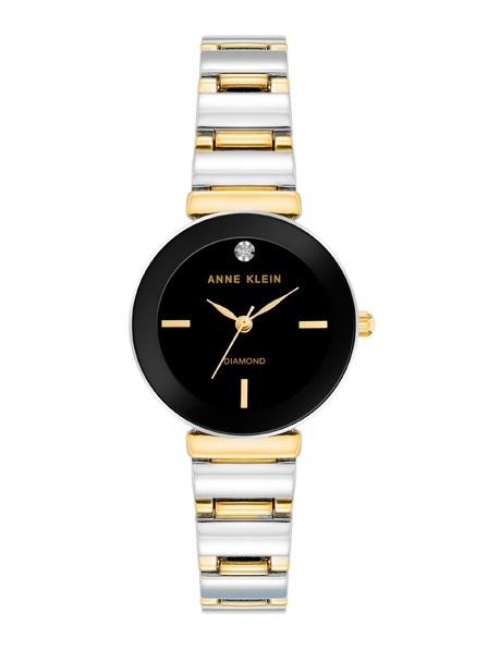 Anne Klein Damen-Armbanduhr rund Anne Klein AK/2435BKTT