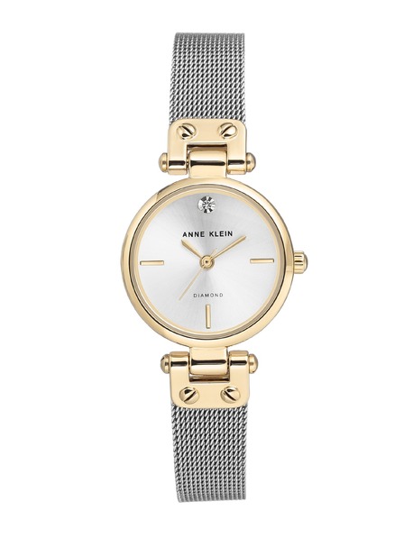 Anne Klein Damen-Armbanduhr rund Anne Klein Mesh AK/3003SVTT