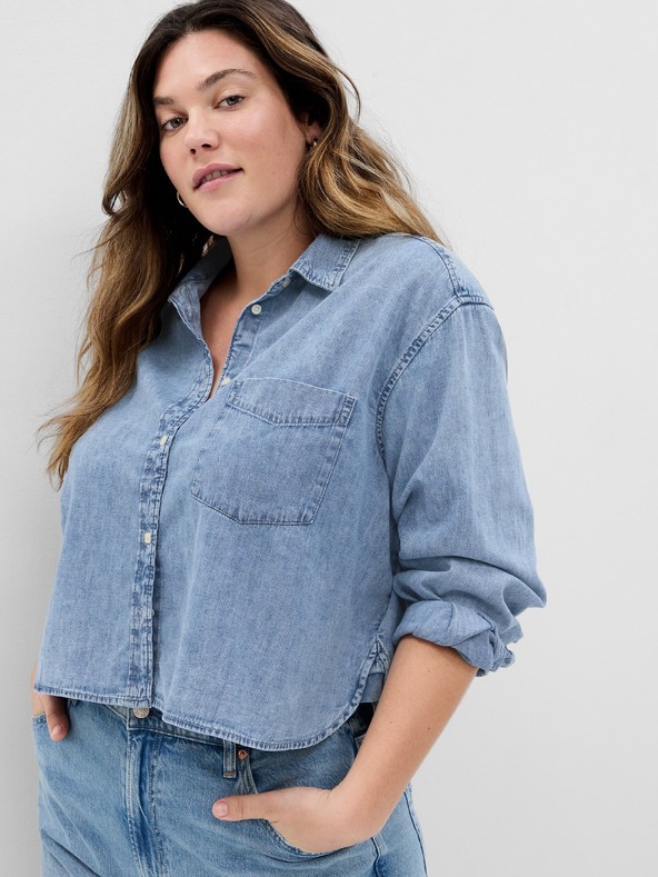 GAP Denim-Crop-Hemd GAP