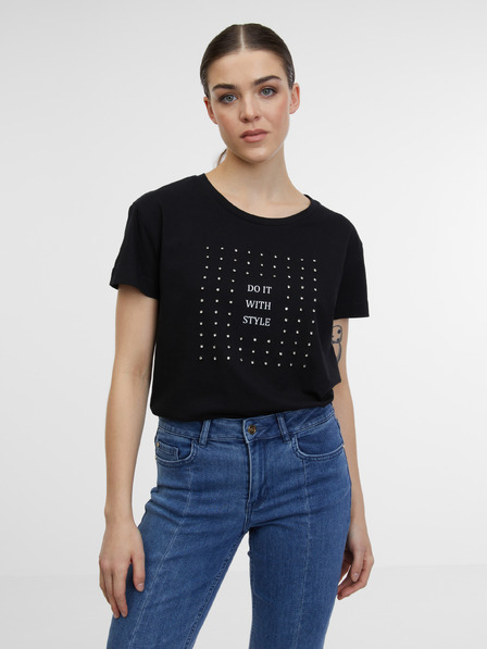 Orsay Schwarzes Damen T-Shirt ORSAY
