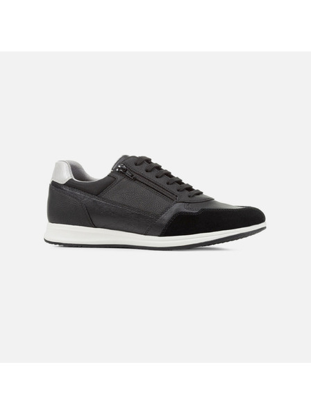 Geox Schwarz Herren Geox Avery Turnschuhe