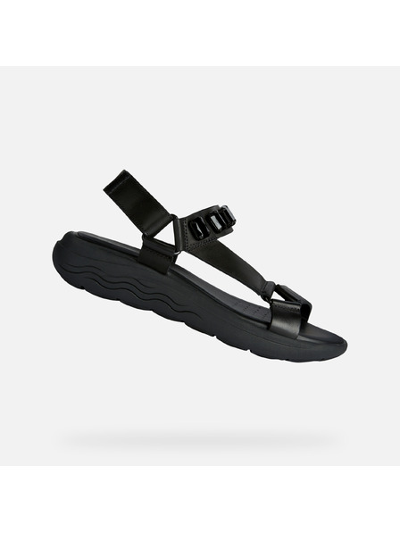 Geox Schwarze Damen-Sandalen Geox Spherica EC5W