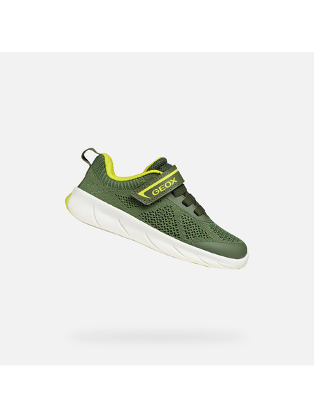 Geox Grüne Jungen-Sneaker Geox Foot-Run