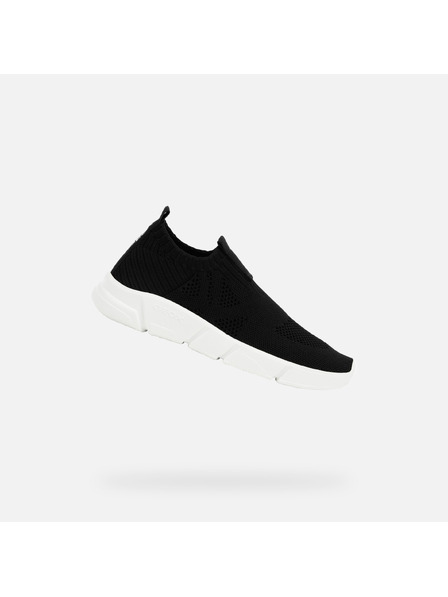 Geox Schwarze Jungen Sneaker Geox Aril