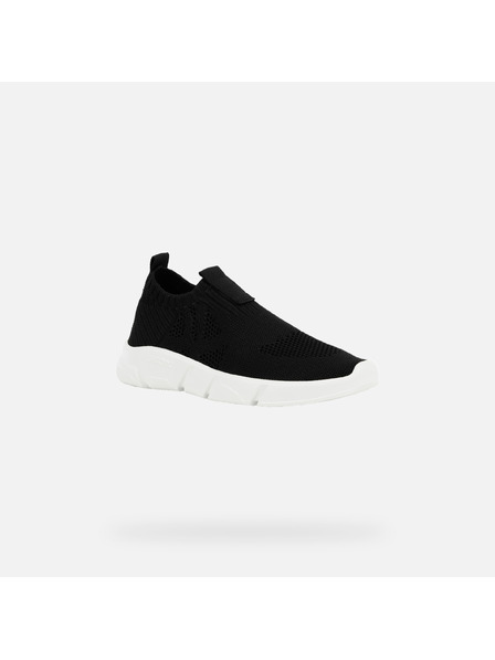Geox Schwarze Jungen Sneaker Geox Aril